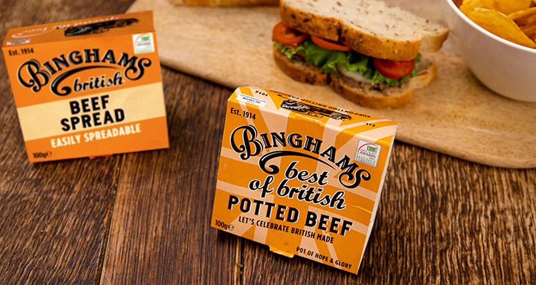 Binghams potted beef & beef spread
